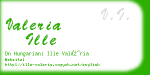 valeria ille business card